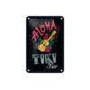Femer Blechschild Hinweis 20x30 cm Aloha Tiki Bar Gitarre Deko