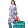 VIKIDEER Comfortable Huge Plus Size Aprons for Women Adjustable Cross