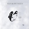 CRMAD Orca Ring for Women Sterling Silver Killer Whale Gifts