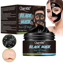 Black Mask, Blackhead Mask, For Men, Black Mask, Charcoal Mask for Men, Peel Off Mask, Removes Blackheads, Deep Cleansing, with Activated Carbon, Black Mask to Peel Off - Blackhead Mask