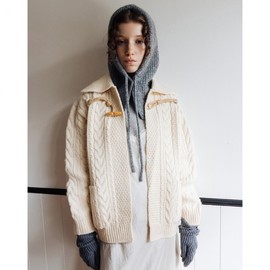 Luanrae Balaclava Neck Warmer Hooded Scarf Winter Knit Hat Hiking Golf Running Mask Cold Protection Women's Winter Hat Blue