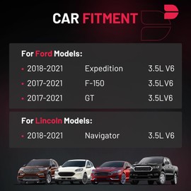 BDFHYK Ignition Coil Pack Set of 6 Compatible with Lincoln 2018-2021 Navigator 2017-2021 F-150 2018-2021 Expedition 2017-2021 GT 3.5L V6 Replacement for UF826 DG585