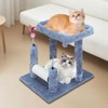 ROYPET Sisal Scratching Post Sisal Scratch Pad with Soft Platform