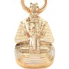 GWOOD Pharaoh Pendant Necklace (GOLD COLOR WITH 30 INCH FRANCO