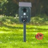Outdoor Solar Power Animal Repellent Garden Ultrasonic Infrared Induction Bird