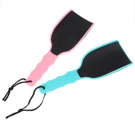 Healeved 2pcs Double-sided Foot Files for Dead Skin Removal Ergonomic Foot Pedicure Tool Callus Scrubber for Home Use Lightweight and Portable