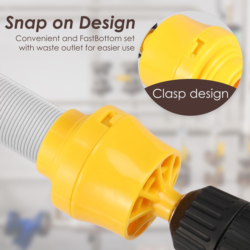 PVC Thread Maker Tool for Electric Drill, Pipe Threader Kit