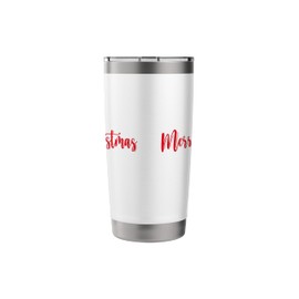 Mistletoe Merry Christmas KISS ME! Stainless Steel Insulated Tumbler