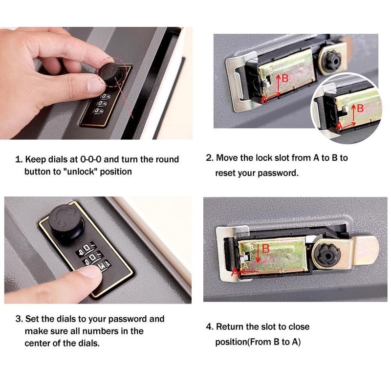 Book Safe with Combination Lock Dictionary Diversion Money Box, Portable
