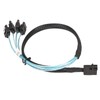12GBPS Mini SAS HD SFF 8643 to 4 SATA 3.0