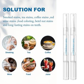 Teeth Whitening Pen (4 Pens), No Sensitivity Whitening Gel Essence for Instant Brightening – Effective Dental Whitener Kit Removes Years of Stains, Gentle Formula for Daily Use at Home or Travel