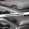 Voodonala for Challenger Center Console Armrest Open Button Trim Accessories