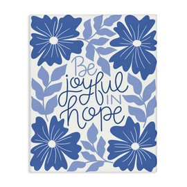 Stupell Industries Joyful in Hope Florals Canvas Wall Art Design by Taylor Shannon Designs, 16 x 20