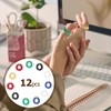 Hurifeng 12pc Akupressur Ring Set； Massageringe Set für Finger Akupressurring；