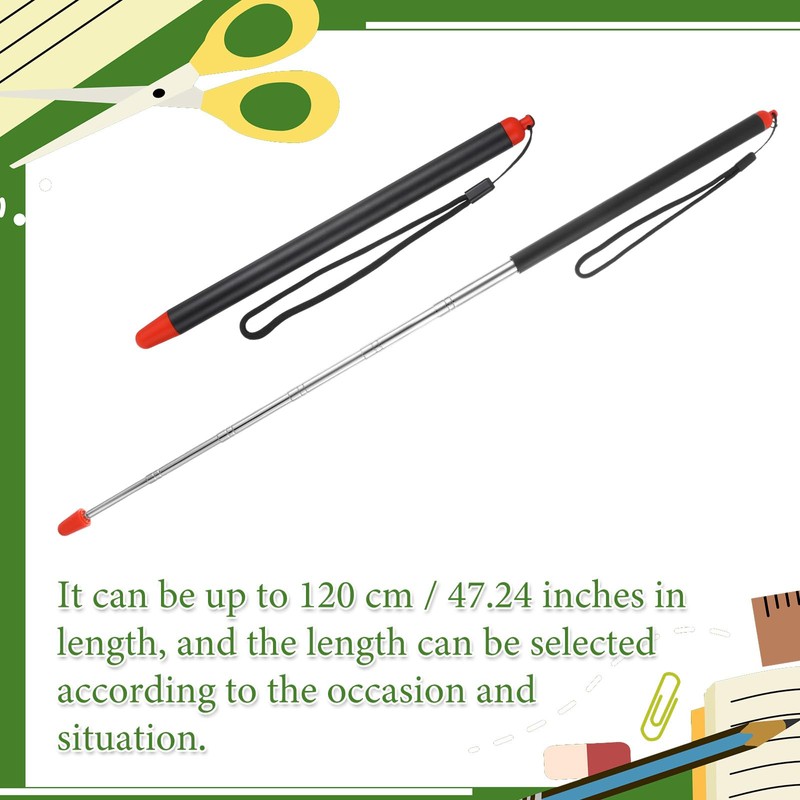 Expandable whiteboard Pointers, Telescopic Teachers Pointer Stick, Retractable Teaching-Pointer, Hand-Pointer
