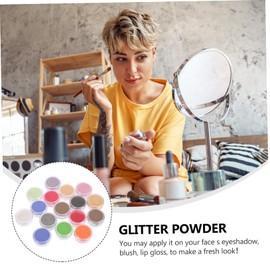 Hohopeti 16 Shimmer Powder Makeup Nail Art Craft Skin Friendly Face Body Event Accessory Party Costume Dance