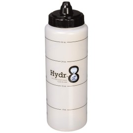 Hydr-8 Squeeze Water Bottle 32oz with Time Markings