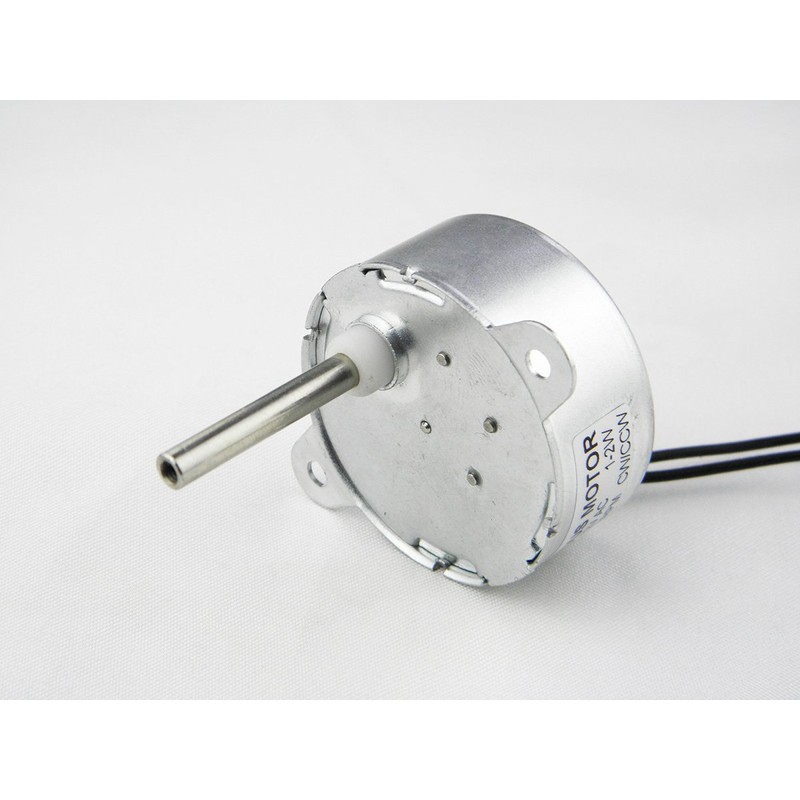 CHANCS Synchronous Motor TYC-40 AC 12V 5RPM Shaft Length 33mm