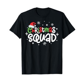 Christmas Squad Santa Family Matching Pyjamas Xmas Boys Men T-Shirt