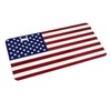 US American Flag Vanity License Plate