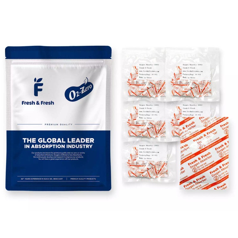 Fresh & Fresh (50 Packet) 300 CC Premium Oxygen Absorbers