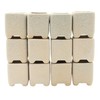 Yuvori 12-Pack 1.6" Modern Square Succulent Pots with Large Drainage