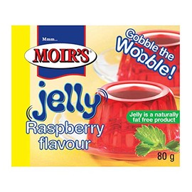 Moirs Jelly - Raspberry - 80g (Pack of 3)