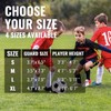 Kids Soccer Shin Guards for Men incl. Sleeves with Optimized