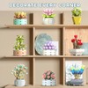 JMBricklayer Flowers Succulents Botanical Collection Building Sets, Plants Office Home