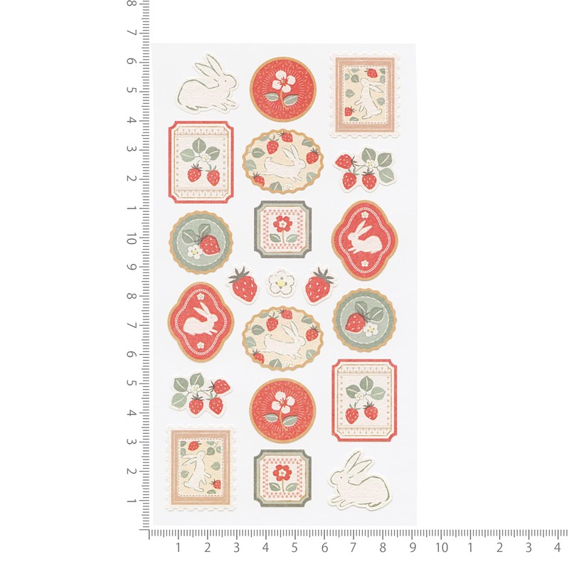 WANOWA Strawberry Rabbit 1354143 (A-5) NB NB Retro Modern Colors