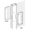 Prime-Line A 151 Black Plastic, Screen Door Latch and Pull