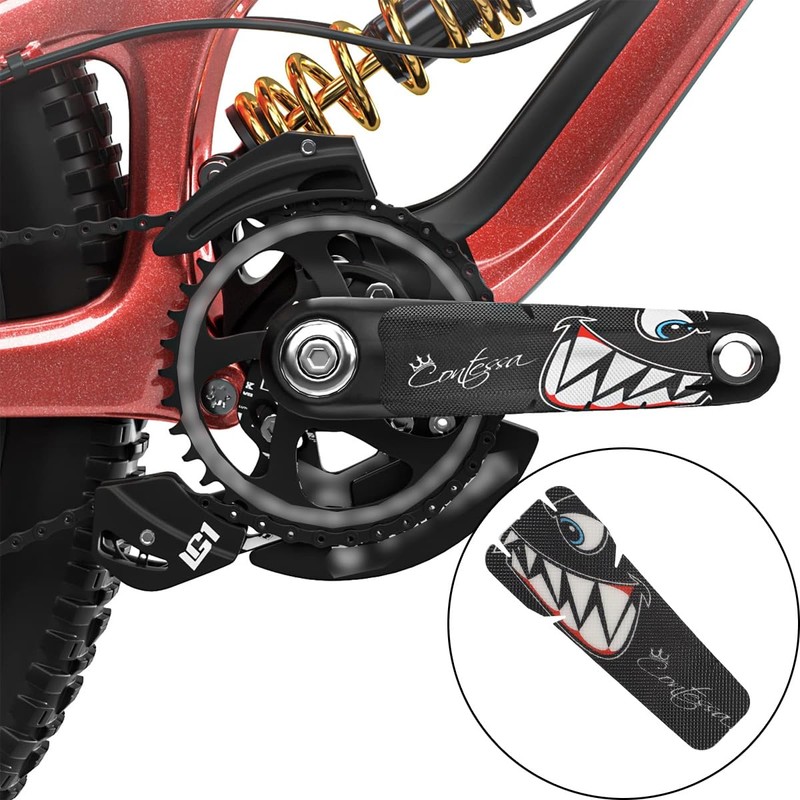 Gurtt 1 Pair of Mountain Bike Stickers, Bicycle Frame Protectors