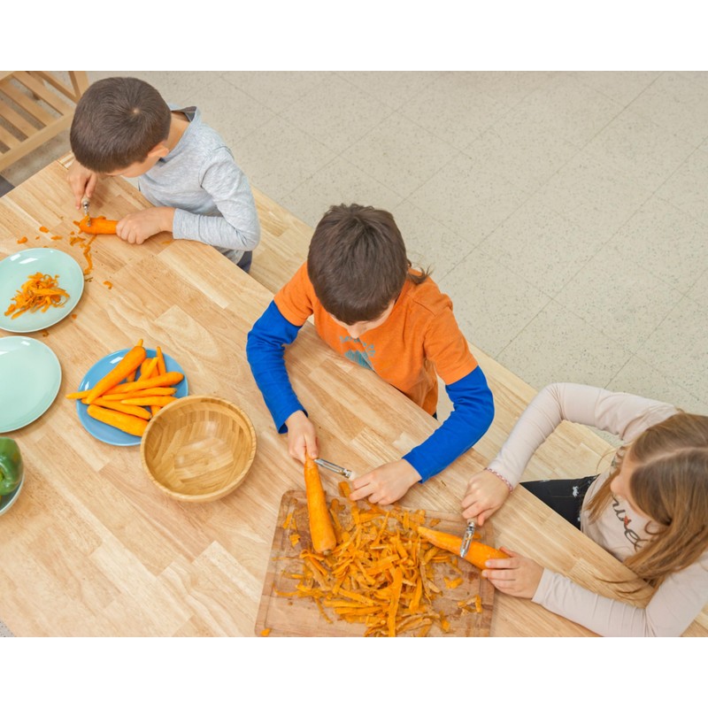 EraGreen Sparschäler mit Holzgriff - 1+1 Gratis - Kartoffelschäler mit