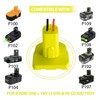 Battery Adapter Over Current Protection Tight Hold Lithium Battery Converter