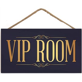 TOMATO FANQIE VIP Room Man Cave Home Bar Sign Pub Club Hanging Plaque Garden Shed Gift for Him 10 inch X 5 inch (US-G051)