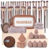 Lukovee Set de Brochas de Maquillaje, 56 Piezas Kabuki Profesional