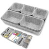 Felt drawer organiser,Drawer Organiser Set,Stackable Storage Boxes,Eco-Friendly Makeup Drawer Organiser,Felt