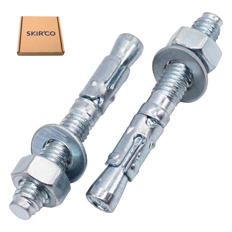 SKIR'CO Pack of 6 Wedge Anchors Galvanised M8 x 60