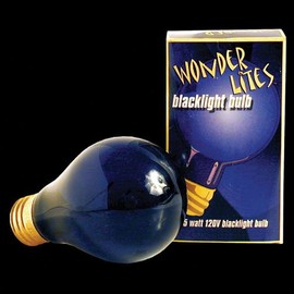 75W Wonder Lites Standard Base Black Light Bulb