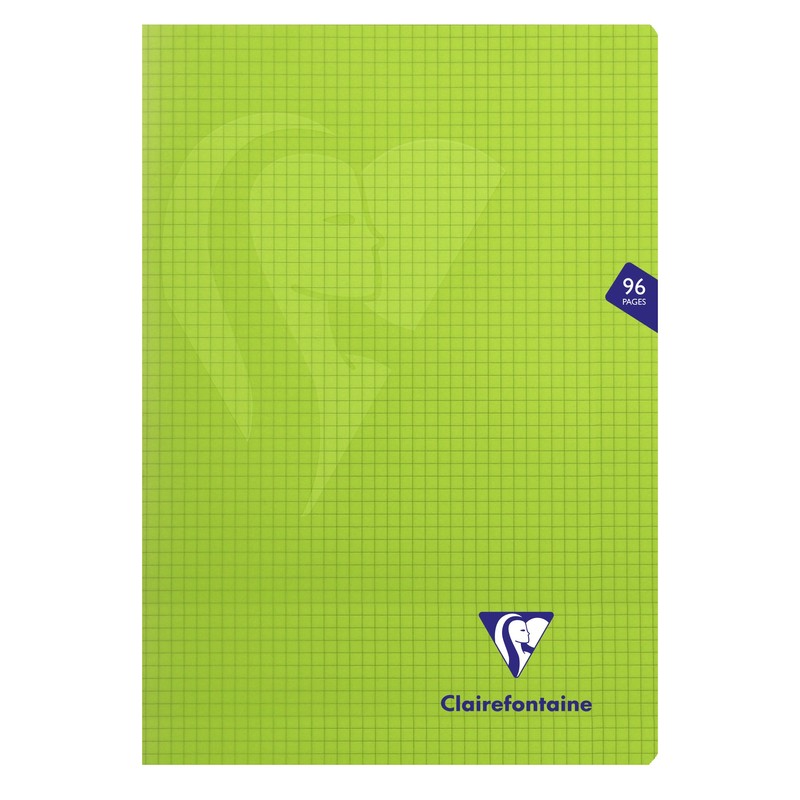 Clairefontaine Metric Small-Squared Exercise Book Not Spiral-Bound Polypropylene Cover A4