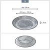 SPICE OF LIFE BAGT1643 Tin Round Tray, Antique Style, Matte