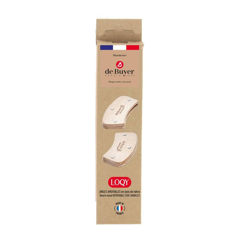 De Buyer - Loqy Removable Beech Wood Handles