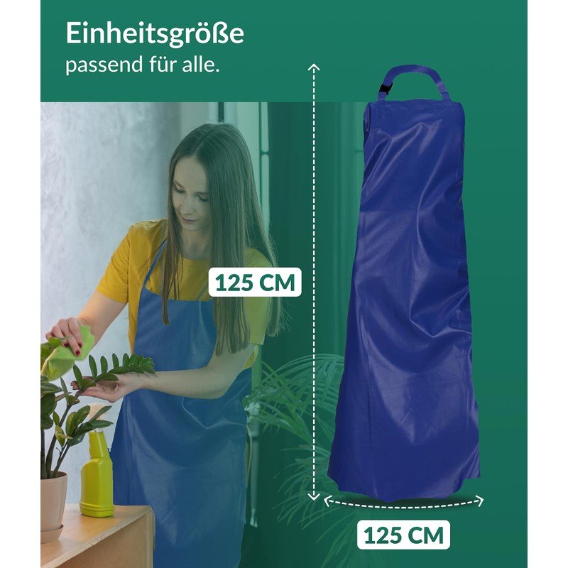 Agrarzone Washing Apron Milking Apron, blue