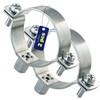 Reinforced Pipe Clamps M8/M10 with Diameter 22 mm or 1/2