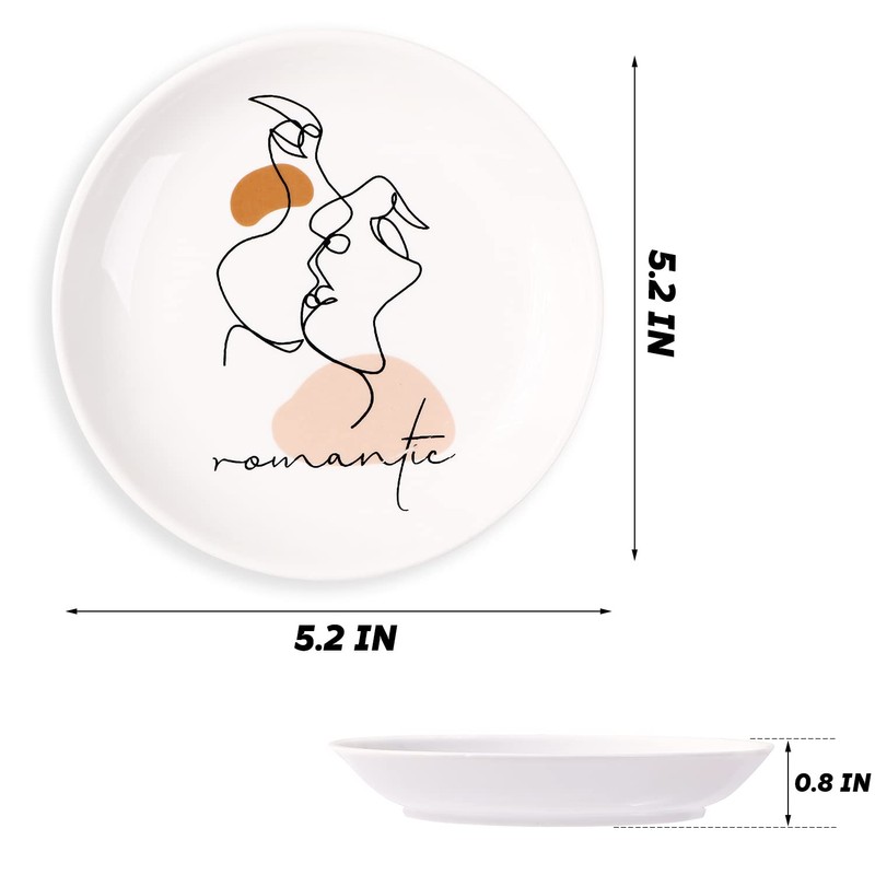 SANFERGE - Plato de cerámica para joyas