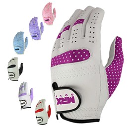 MRX Women Golf Glove Left Handed Golf Gloves Sweat Resistant Soft Cabretta Leather Regular Fit Women Golfer Glove | Stable Rain Grip Golf Glove Women Left Hand in | Winter Womens Golf Gloves Burgundy