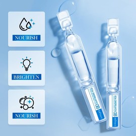 3% Hyaluronic Acid Serum Ultra-Hydrating Vials, Hyaluronic Acid Tubes, Serum Single-Use Vials,Hydrating Hyaluronic Acid Serum for Face (60pcs)