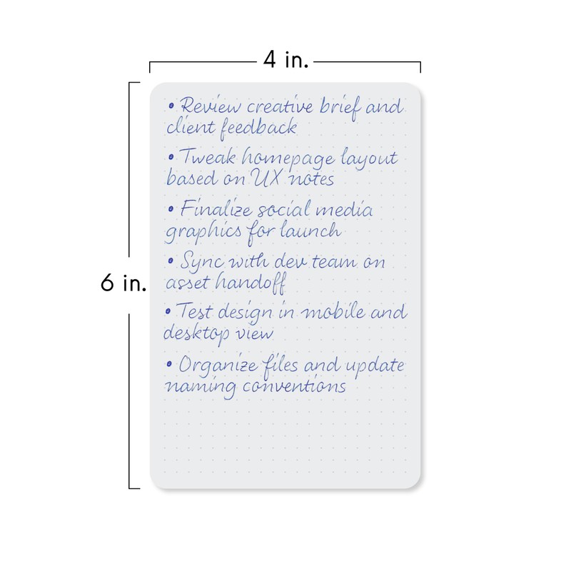 Notsu Dotted Index Cards 4x6 inch (Pack of 50) |