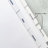 PRE-Printed Recipe Binder Index TAB DIVIDERS – Sets of 10.