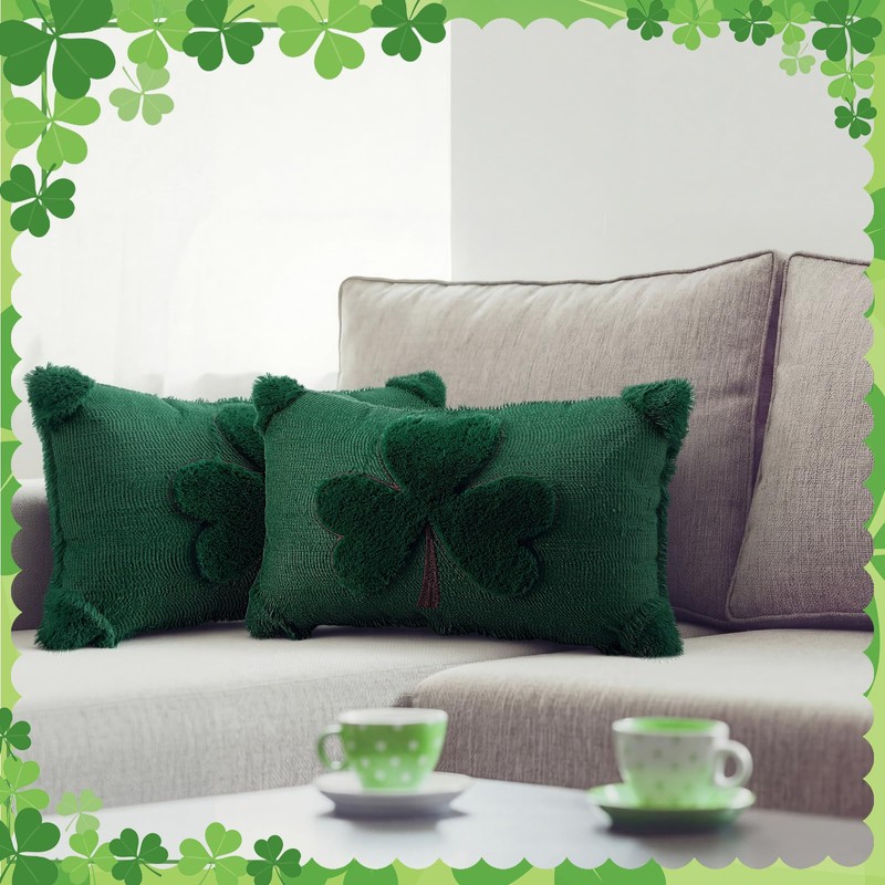 12 x 20 Inch St Patricks Day Pillow Cover St